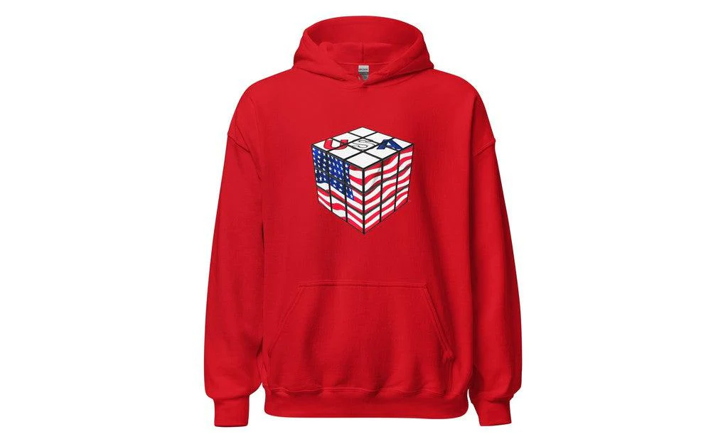 USA Cube - Rubik's Cube Hoodie - Image 6