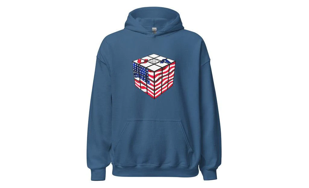 USA Cube - Rubik's Cube Hoodie - Image 8