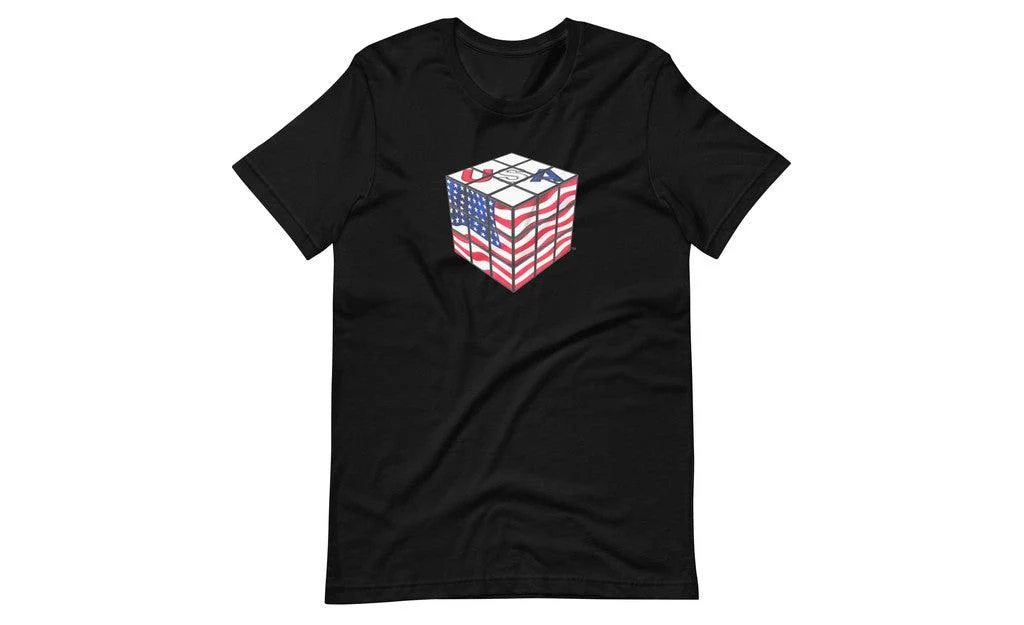 USA Cube - Rubik's Cube Shirt - Image 2