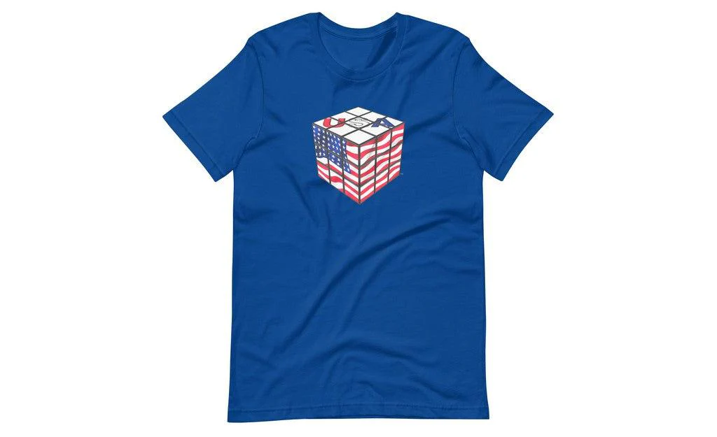 USA Cube - Rubik's Cube Shirt - Image 7