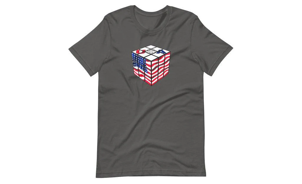 USA Cube - Rubik's Cube Shirt - Image 8