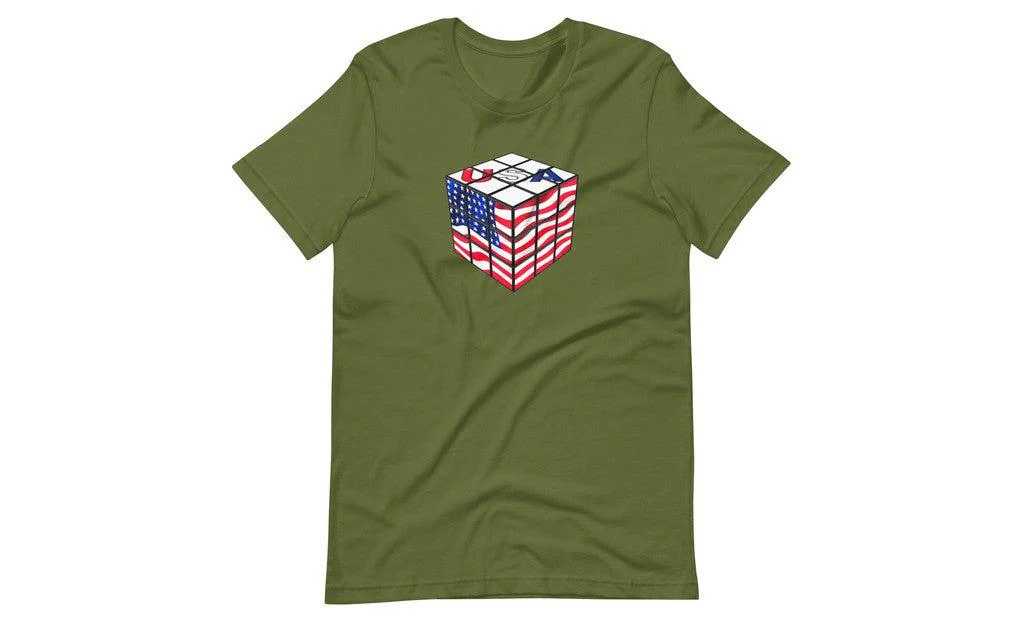 USA Cube - Rubik's Cube Shirt - Image 9