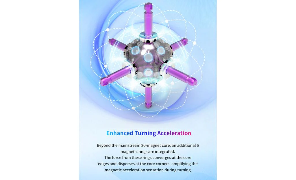 HaiTun WaveRider V2 3x3 Standard (Magnetic, 20-Magnet Ball-Core) - Image 4