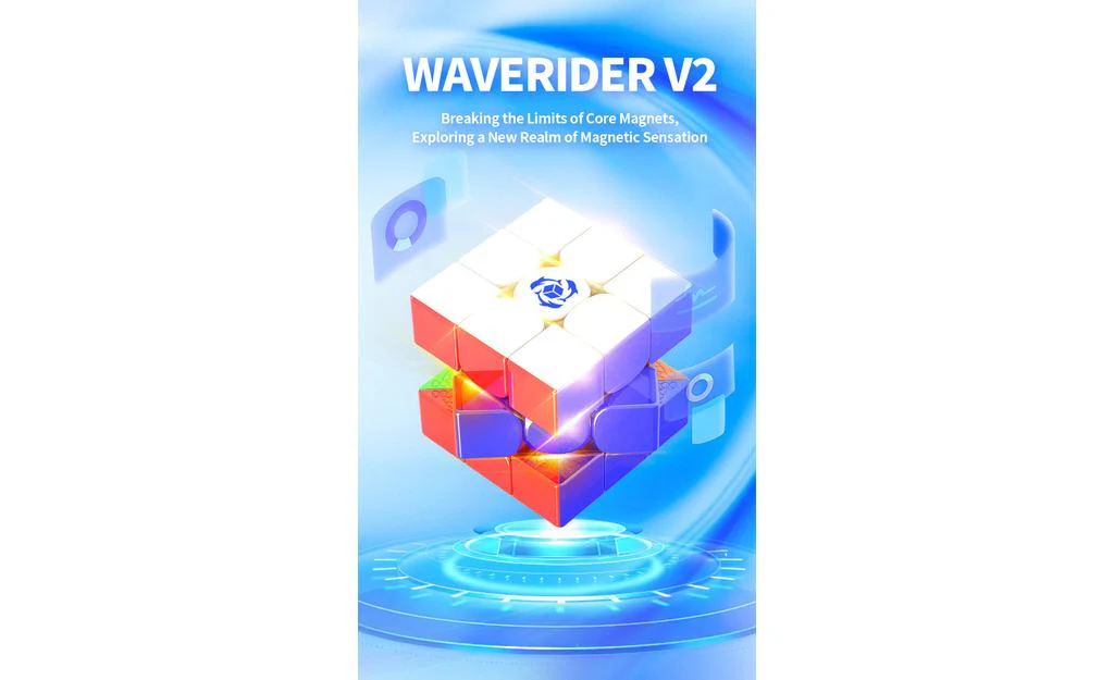 HaiTun WaveRider V2 3x3 Ultimate (Magnetic, 20-Magnet Ball-Core) - Image 8
