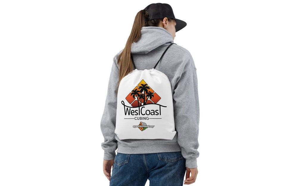 West Coast Cubing Collab Drawstring Bag