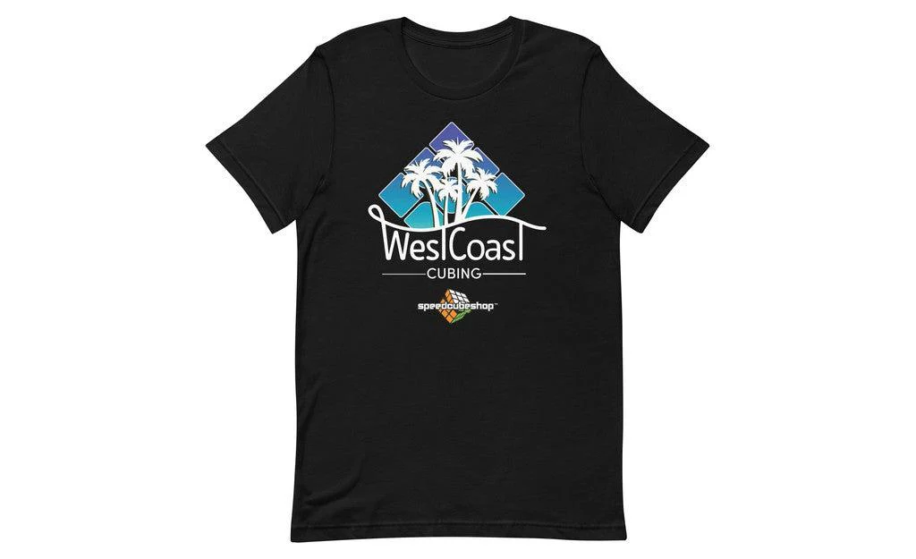 West Coast Cubing Collab Shirt (Dark) - Image 2