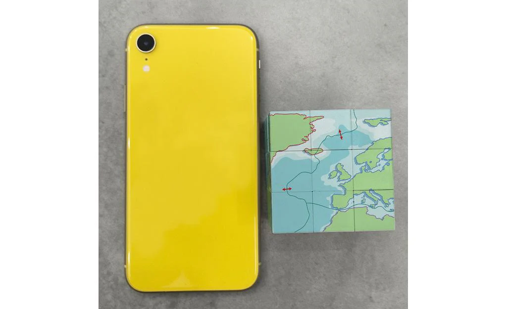 Ziina Star World Map 3x3 V1 (UV Printed) - 5.5cm - Image 8