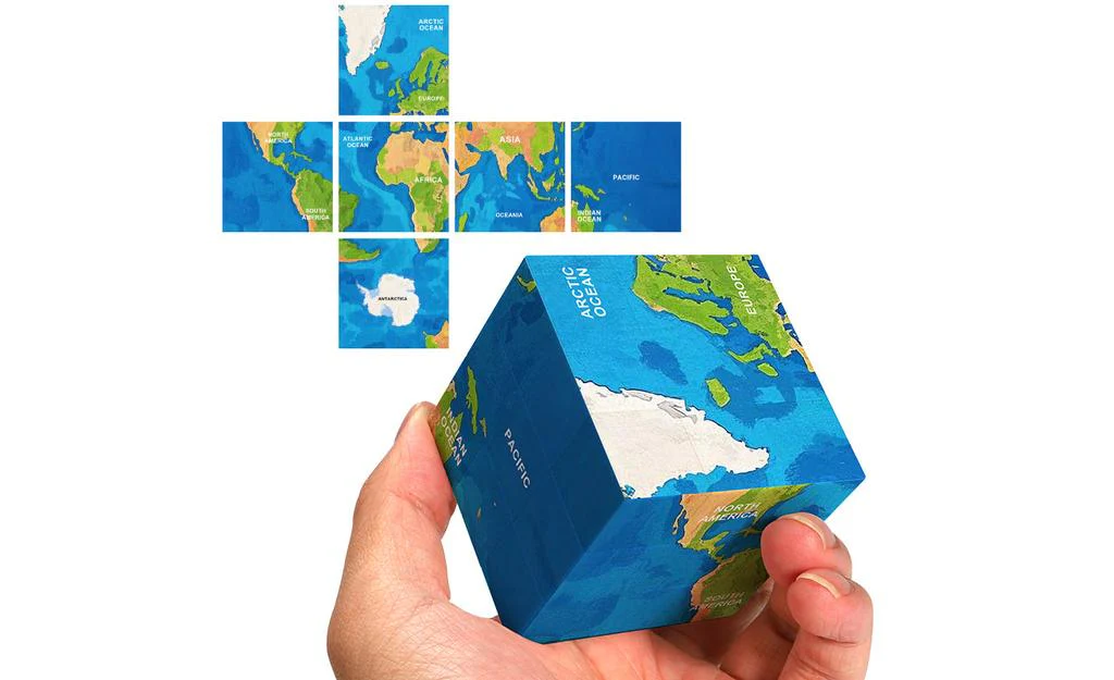 Ziina Star World Map 3x3 V3 (UV Printed) - 5.5cm - Image 7