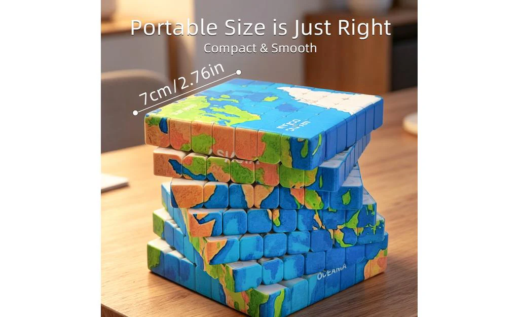 Ziina Star World Map 7x7 (UV Printed) - Image 4