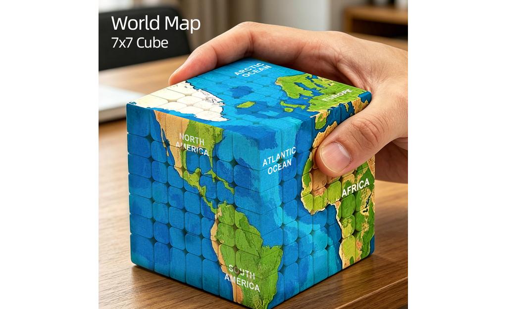 Ziina Star World Map 7x7 (UV Printed) - Image 5