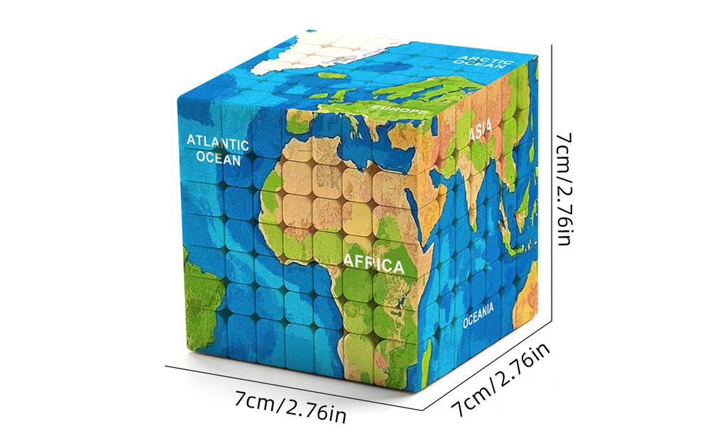 Ziina Star World Map 7x7 (UV Printed) - Image 7