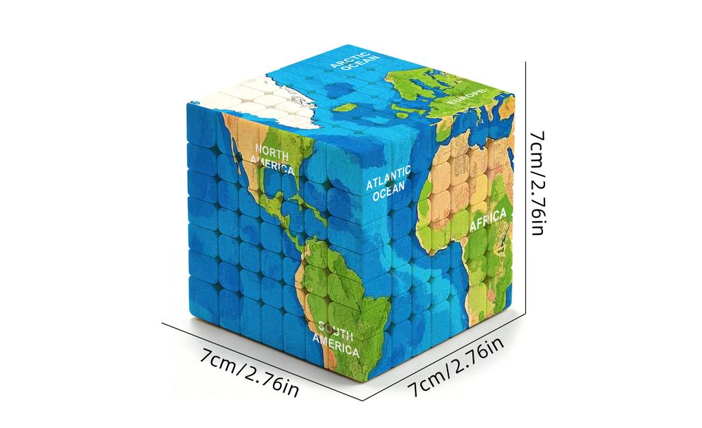 Ziina Star World Map 7x7 (UV Printed) - Image 8