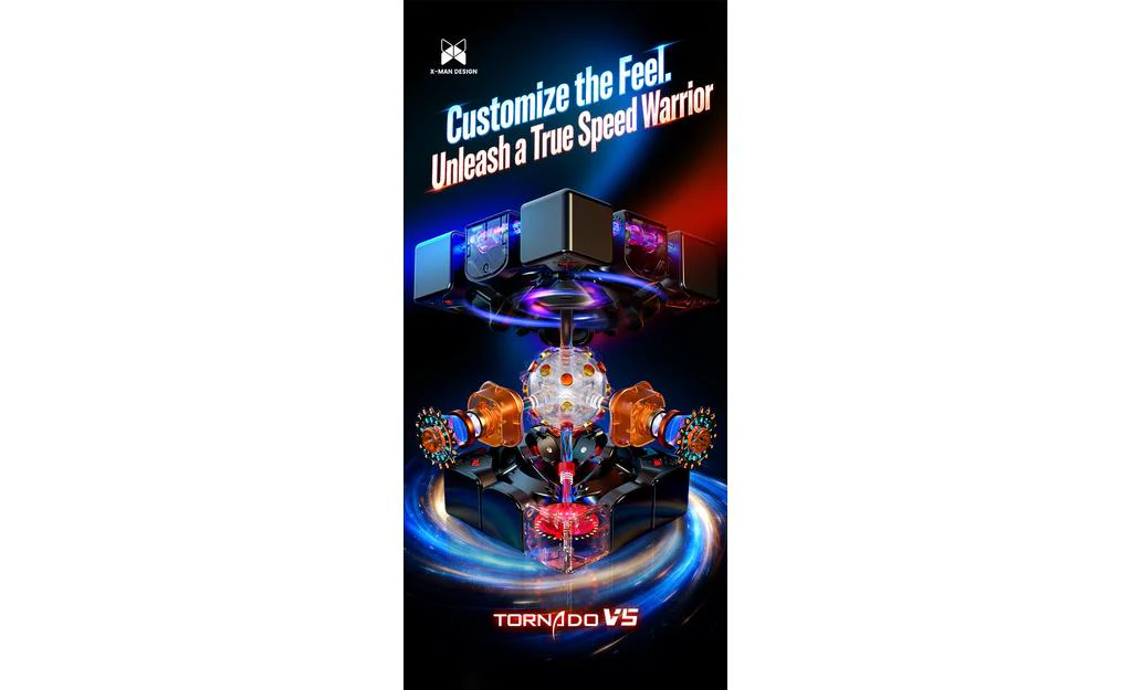 X-Man Tornado 3x3 V5 Flagship (Magnetic, Ball-Core, UV Coated) - Image 9