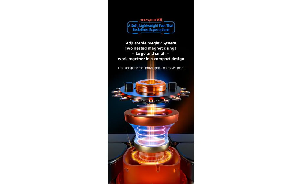 X-Man Tornado 3x3 V5 Pioneer (Magnetic, MagLev, 20-Magnet Ball-Core, UV Coated) - Image 13