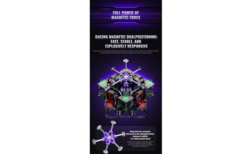 X-Man XT3 3x3 V1 Pioneer (Magnetic, MagLev, Core Magnets, UV Coated) - Image 10