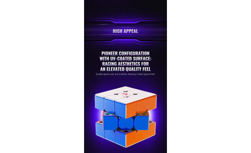 X-Man XT3 3x3 V1 Pioneer (Magnetic, MagLev, Core Magnets, UV Coated) - Image 14