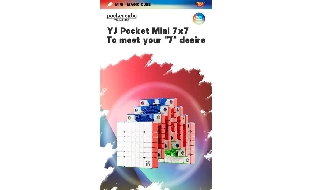 YJ Pocket Cube 7x7 Mini (Magnetic) - 5.5cm - Image 9