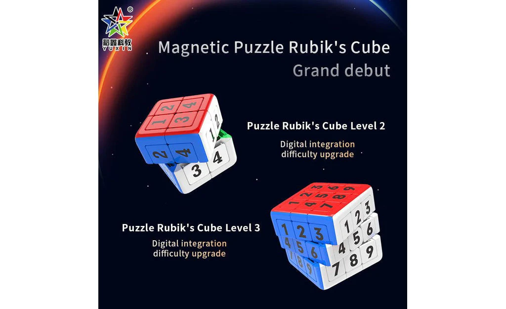 YuXin Digital Puzzle Cube 3x3 - Image 3